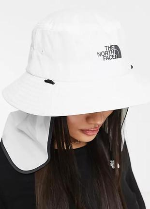 The north face flyweight bucket hat nf0a5fxdkz7 панама оригинал панамка кепка белая7 фото