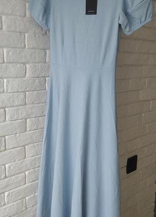 Платье ( платье) нежно-голубого цвета от reserved,размер хс