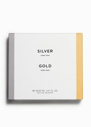 Zara silver gold 2×30ml