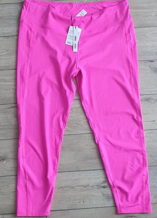 Неоново-розовые леггинсы asos 4505 tall лосины
