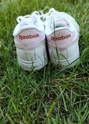 Кеды кроссовки белые кожаные оригинал reebok7 фото