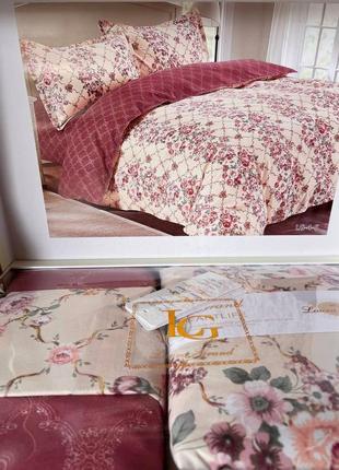 Акция! комплект постельного белья подарочный "прованс" невероятно красивый! топ-качество!!9 фото