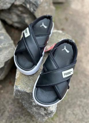 Круті сандалі puma mayze sandal leather /німеччина/ оригінал!