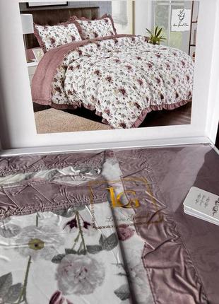 Комплект постільної білизни подарунковий "прованс" неймовірно гарний! топ-якість!!!