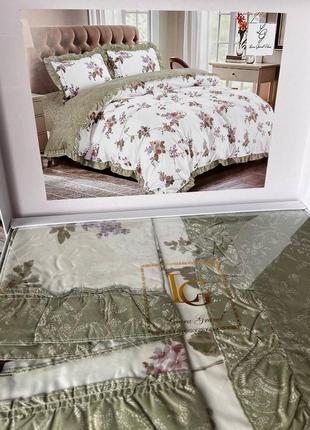 Комплект постельного белья подарочный "прованс" невероятно красивый! топ-качество!!2 фото