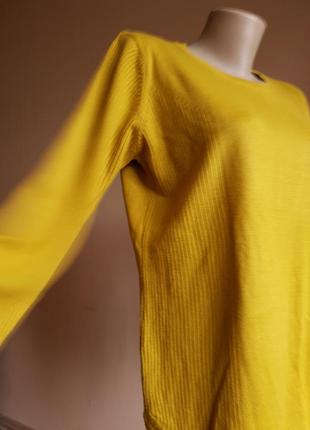 Гірчичний светр, пуловер isle англія 4