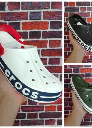 Тапки crocs haki