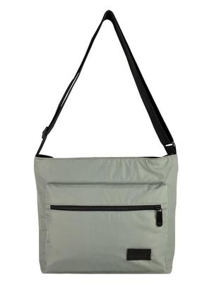 Сумочка жіноча через плече. сумка кросбоді оливкова на кожен день. текстильна сумка олива
