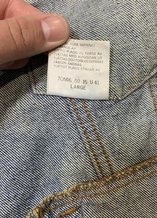 Винтажная джинсовка levi’s10 фото