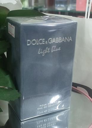 Туалетна вода для чоловіків dolce&gabbana light blue 75 мл