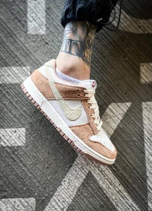 Кроссовки nike dunk low rm "brown curry"