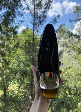 Туфлі з відкритим носком3 фото