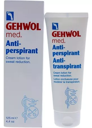 Gehwol med anti transpirant крем лосьон антиперспирант, 125 мл