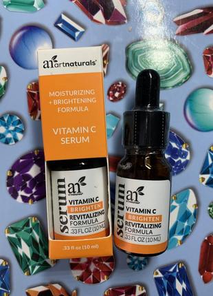 Сыворотки для лица artnaturals (сша) витамин с, ретинол, гиалуроновая кислота флаконы по 10 мл