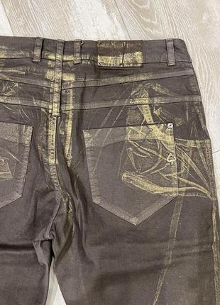 Стильные джинсы с напылением maryley италия6 фото