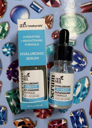Сыворотки для лица artnaturals (сша) витамин с, ретинол, гиалуроновая кислота флаконы по 10 мл