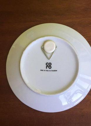 Тарелка сувенирная "львов" с подставкой в патриотической подарочной коробке/ декоративная