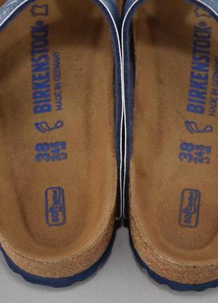 Birkenstock gizeh birkibuc в'єтнамки шльопанці сланці. німеччина. оригінал. 38 р./24.5 см.6 фото