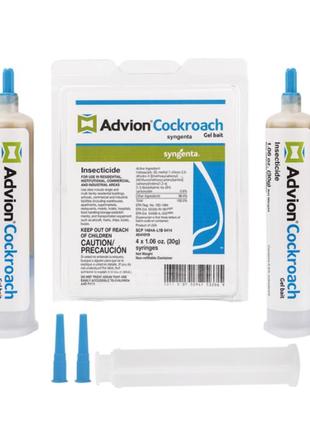 Ефективний засіб проти тарганів advion cockroach gel, шприц-тюбік 30 грамів