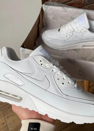 Чоловічі кросівки  nike air max 90 white