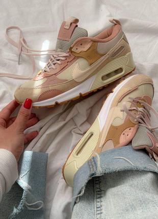 Жіночі кросівки   nike air max 90 future beige 37