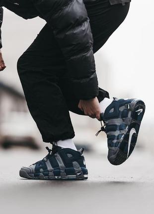 Чоловічі кросівки  nike air more uptempo blue