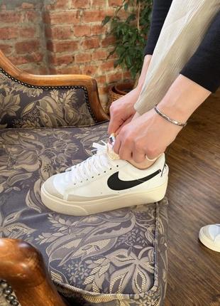 Женские кроссовки nike blazer low найк блейзер7 фото