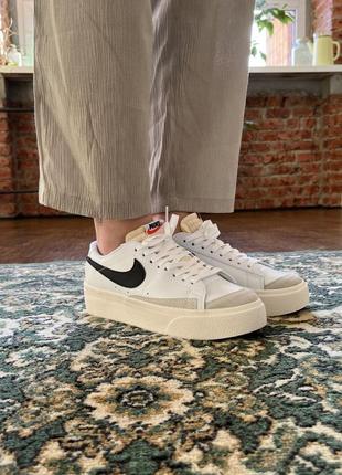 Женские кроссовки nike blazer low найк блейзер6 фото