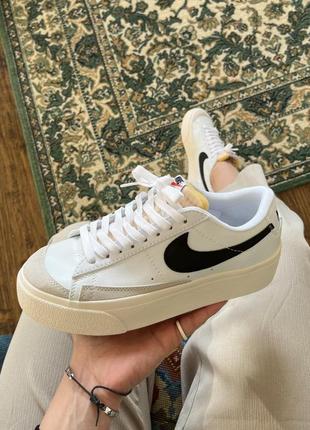 Женские кроссовки nike blazer low найк блейзер4 фото