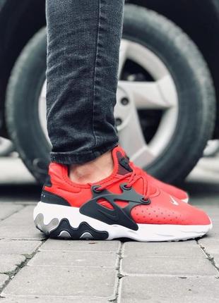 Чоловічі кросівки   nike air presto react red найк аир престо