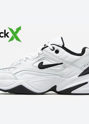 Мужские кроссовки  nike  m2k white - black