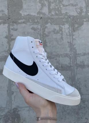 Мужские и женские кроссовки  nike blazer vintage '77 white black 36