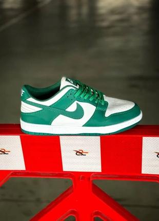 Мужские кроссовки  nike dunk low "team/green" 40