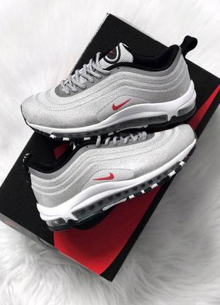 Кроссовки женские nike air max 97 swarovski silver женские найк аир макс5 фото