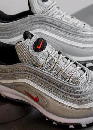 Чоловічі кросівки nike air max 97 silver