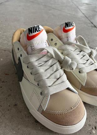 Женские кроссовки nike blazer low найк блейзер3 фото