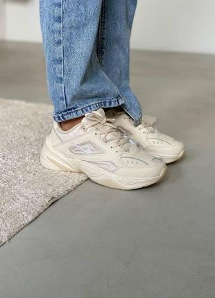 Женские кроссовки  nike m2k tekno beige