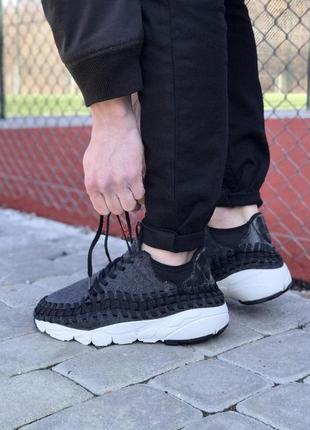 Мужские кроссовки   nike footscape woven black