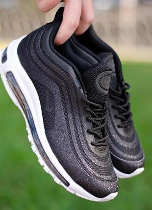 Мужские кроссовки  nike air max 97 swarovski black