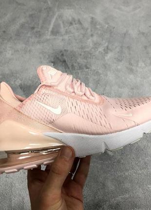 Женские кроссовки  nike air max 270 pink white 3