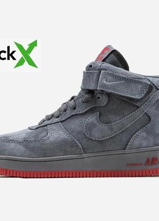 Мужские кроссовки  nike  air force 1 high хутро