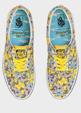 Яскраві чоловічі кеди vans the simpsons / кеди сімпсони для чоловіків