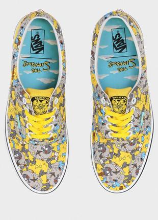 Яскраві чоловічі кеди vans the simpsons / кеди сімпсони для чоловіків2 фото