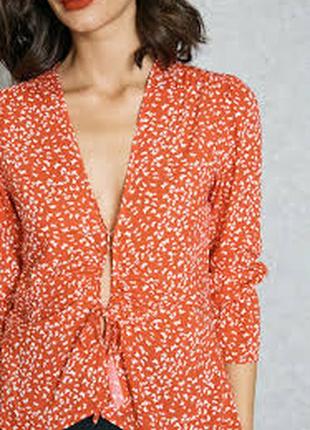 Красная блуза в бабочки манго 36 размер mango блуза в винтажном стиле10 фото