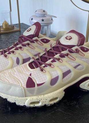 Мужские кроссовки  nike air max terrascape plus tan burgundy