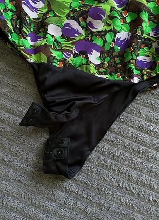Боди зара в цветочный принт