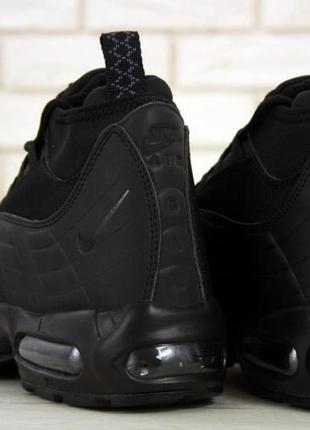 Мужские кроссовки  nike air max 95 sneakerboot black4 фото