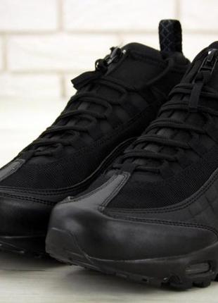 Мужские кроссовки  nike air max 95 sneakerboot black5 фото