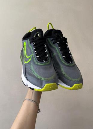 Чоловічі кросівки  camo nike air max 2090 grey green4 фото