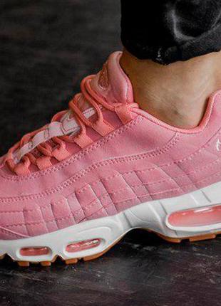 Жіночі кросівки nike air max 95 pink